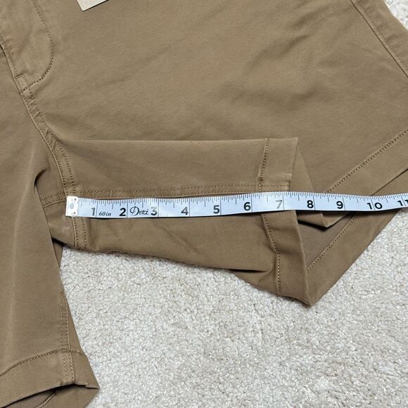 NWT Madewell Chino Shorts Men 35 Khaki Beige Coolmax Stretch Flex 7" Inseam 35x7 - Picture 10 of 11